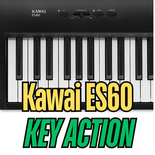 Kawai ES60 key action