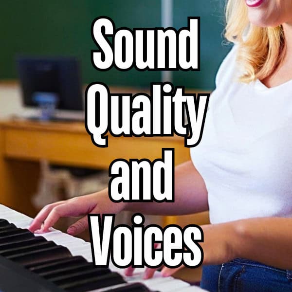 Let's talk about the sound quality and voices of the Yamaha DGX-670